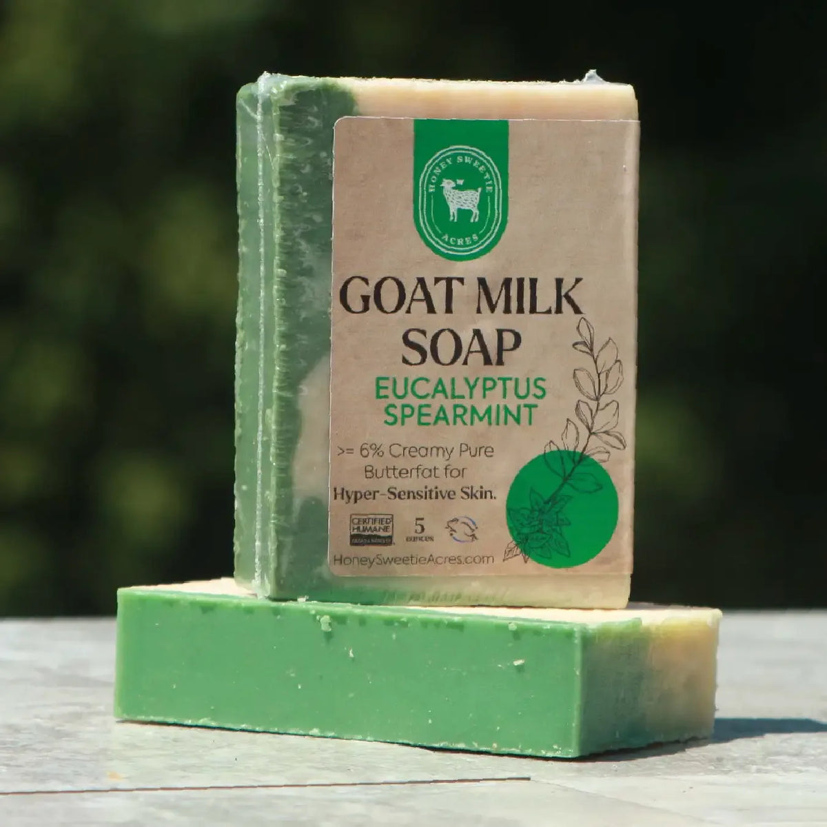 Goat Milk Soap — Honey Sweetie Acres — Eucalyptus Spearmint