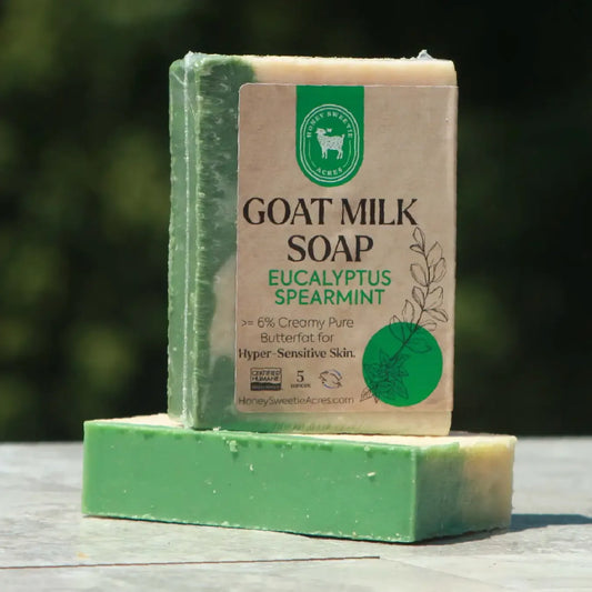 Goat Milk Soap — Honey Sweetie Acres — Eucalyptus Spearmint