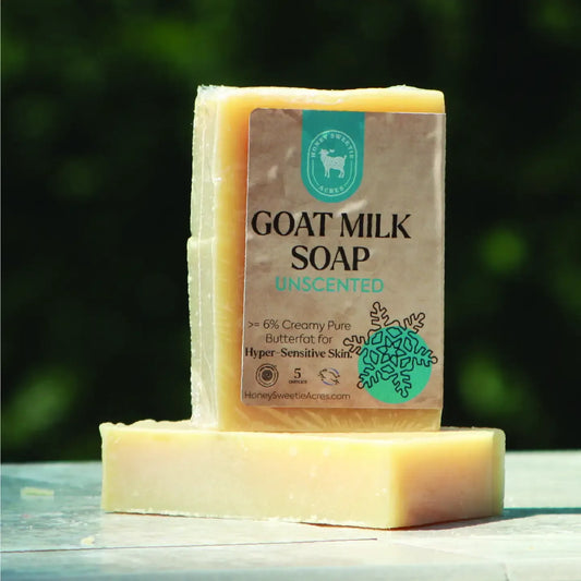 Goat Milk Soap — Honey Sweetie Acres — Unscented